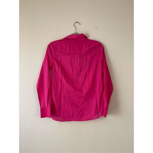 J crew womens Henley button up long sleeve blouse size 2‎ - Picture 2 of 5